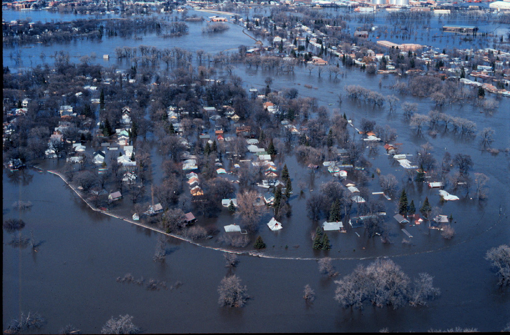 Salem Oregon flood zones along the Willamette River