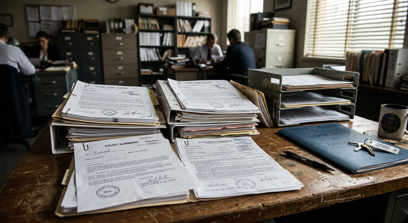 driving without insurance in Oregon - legal paperwork and fines